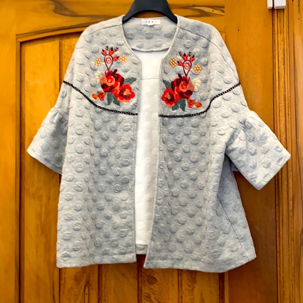 Gray soft jacket